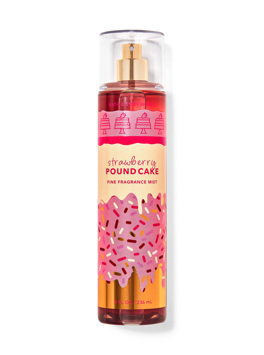 "Strawberry Pound Cake Spray de Bath & Body Works: Dulzura Irresistible en Cada Rocío 🍓🍰"