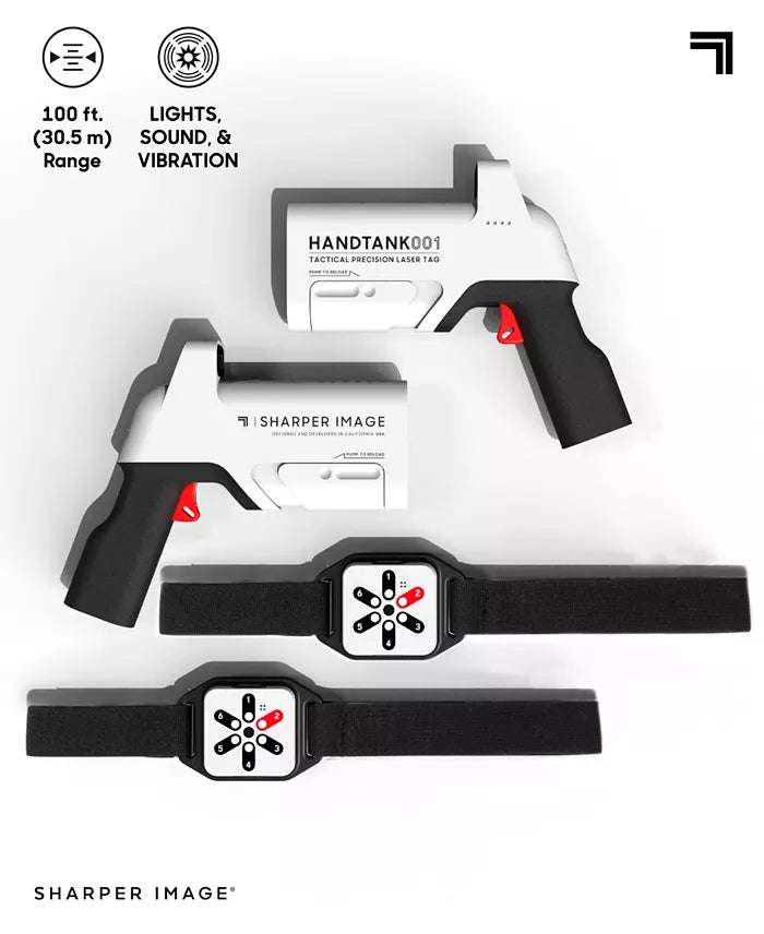 Set de inicio de Laser Tag Handtank para 2 jugadores con luces y efectos de sonido