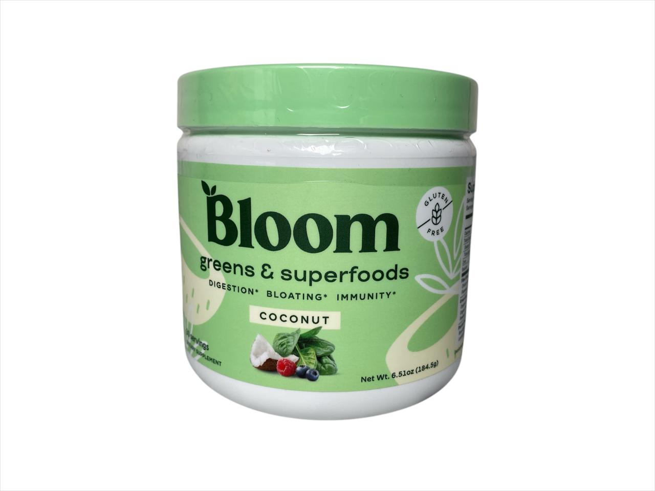 Bloom Greens & Superfoods - Sabor Coco (184.5 g)