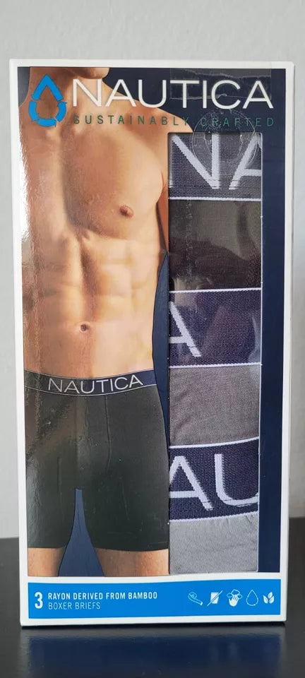 🔥 ¡Estilo Premium y Máxima Comodidad con Nautica! 🌊 Paquete de Bóxers 3Pack